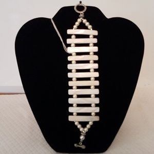 Pearls & Shells Collection - Cuff Bracelet